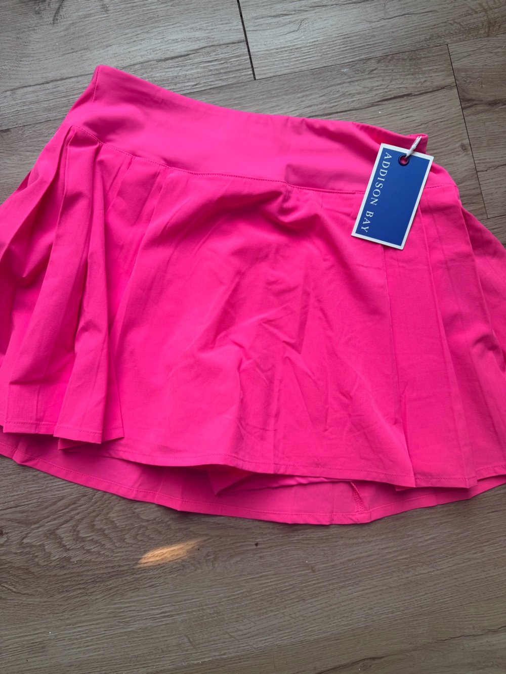 Addison Bay Hot Pink Pleated Skirt